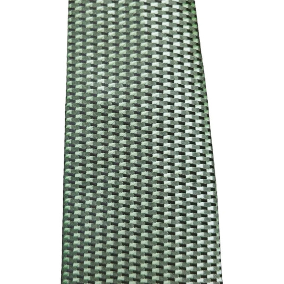 Cigliano Collection Italian Tie Green Black - Picture 3 of 5